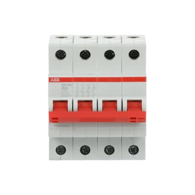 Рубильник ABB SHD204/25 AC/DC 4P 25A 10кА 2CDD274111R0025