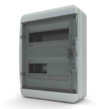 Бокс навесной 24М IP65 черная прозрачная дверь IEK tekfor TF5-KP72-N-24-65-K03-K02