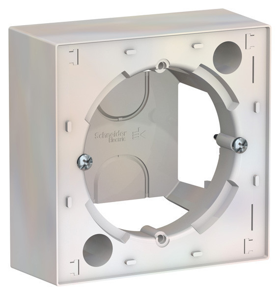 Коробка для наружного монтажа Systeme Electric AtlasDesign Жемчуг SE ATN000400 Коробка для наружного монтажа Systeme Electric AtlasDesign Жемчуг SE ATN000400