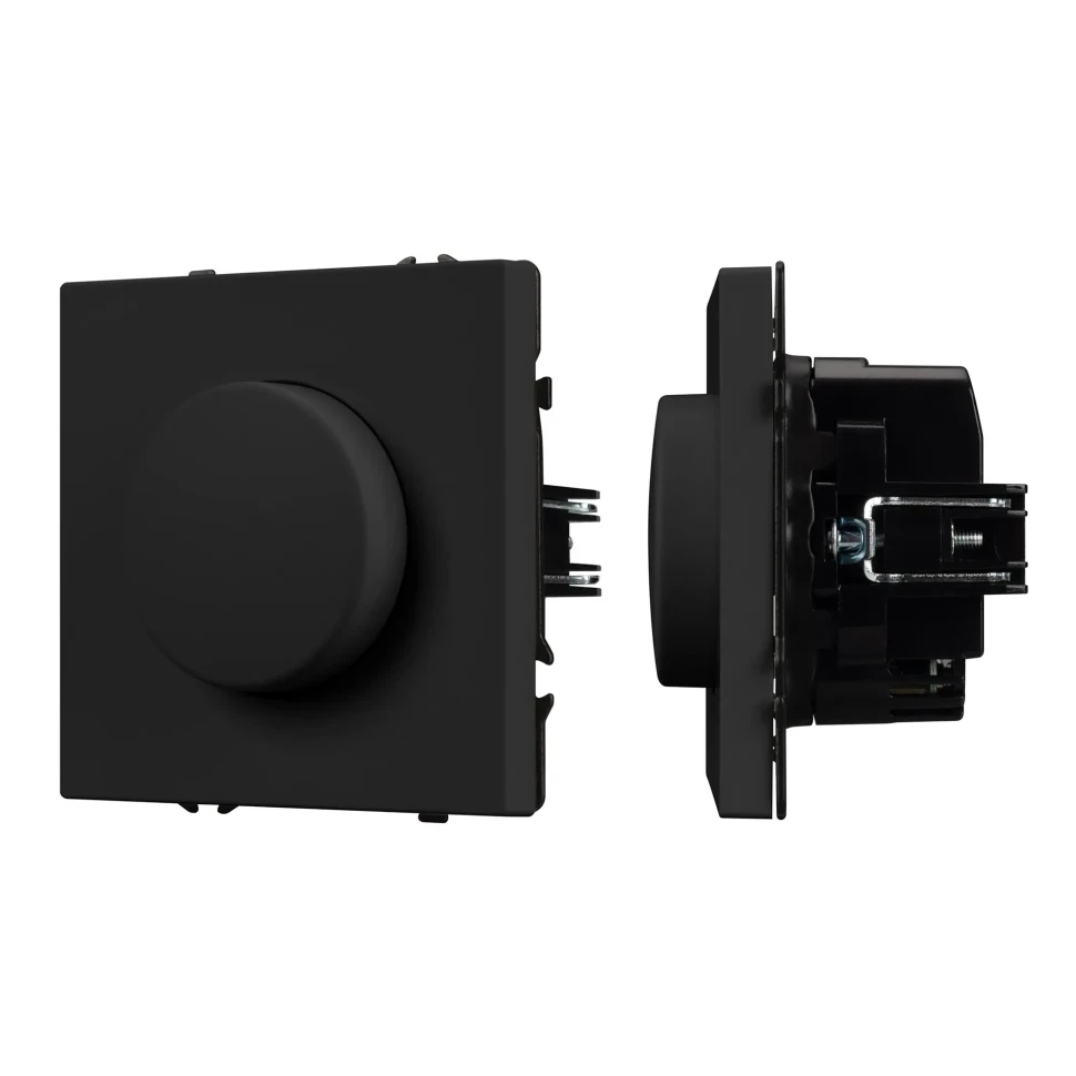 Диммер 220V, 300W, LED 150W, IP-20. NEO PLUS (черный)