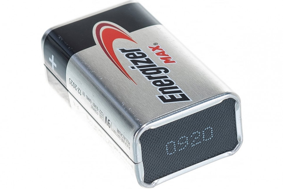 Щелочная батарейка Energizer 6LR61 MAX 9В (Батарейка крона в блистере 1шт) Щелочная батарейка Energizer 6LR61 MAX 9В (Батарейка крона в блистере 1шт)
