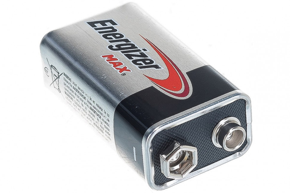 Щелочная батарейка Energizer 6LR61 MAX 9В (Батарейка крона в блистере 1шт) Щелочная батарейка Energizer 6LR61 MAX 9В (Батарейка крона в блистере 1шт)