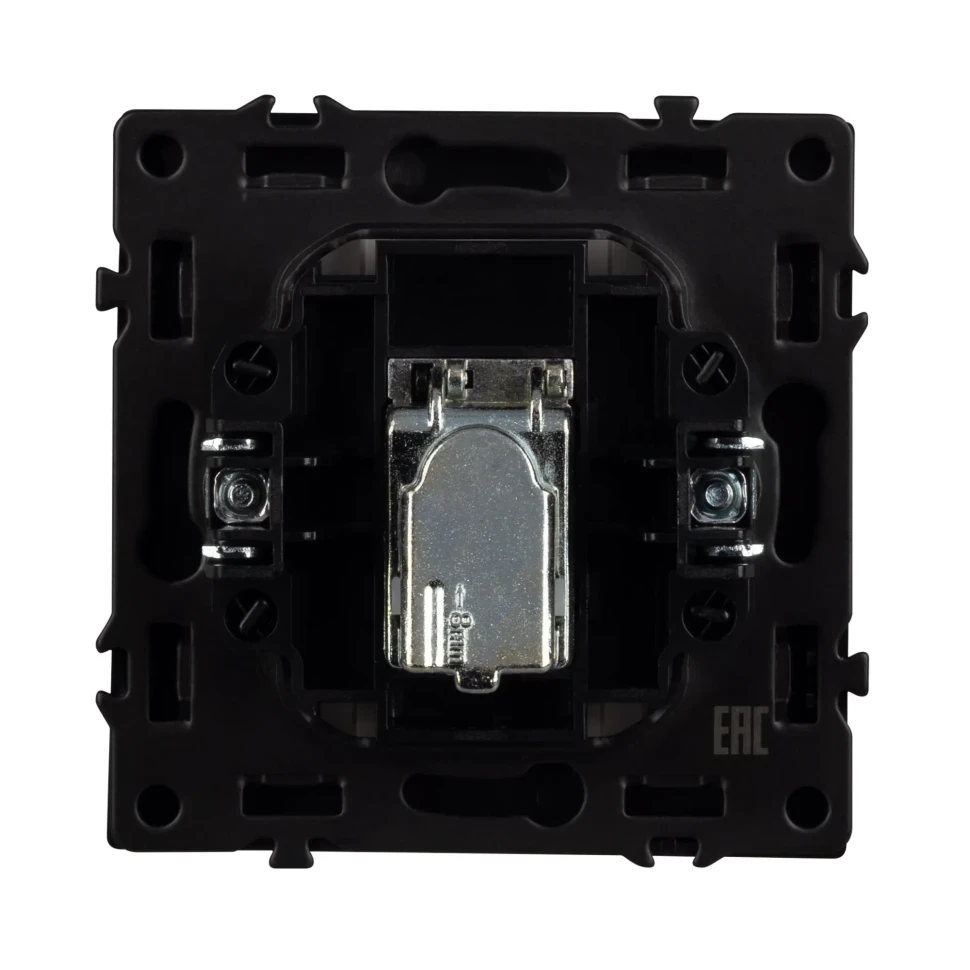 Розетка антенная SAT, IP-20. NEO PLUS (черный)