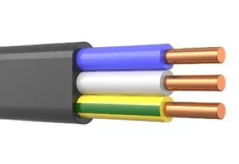 Кабель силовой ГОСТ КОАКСИАЛ ВВГ-Пнг(A)-LS 3х1,5ок (N, PE)-0,66