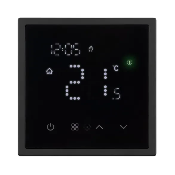 Терморегулятор Wi-Fi с датчиком, цвет черный, IP-20, NEO_PLUS