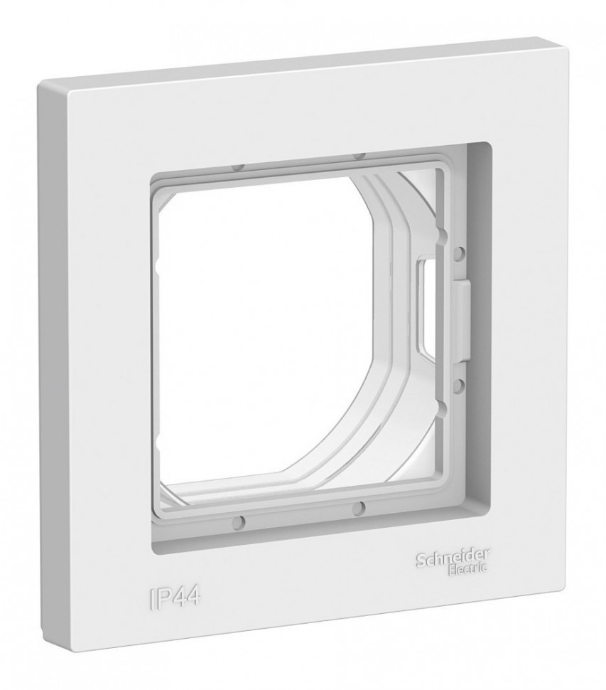 Рамка 1 пост IP44 Systeme Electric Atlas Design Aqua, белый ATN440101 Рамка 1 пост IP44 Systeme Electric Atlas Design Aqua, белый ATN440101