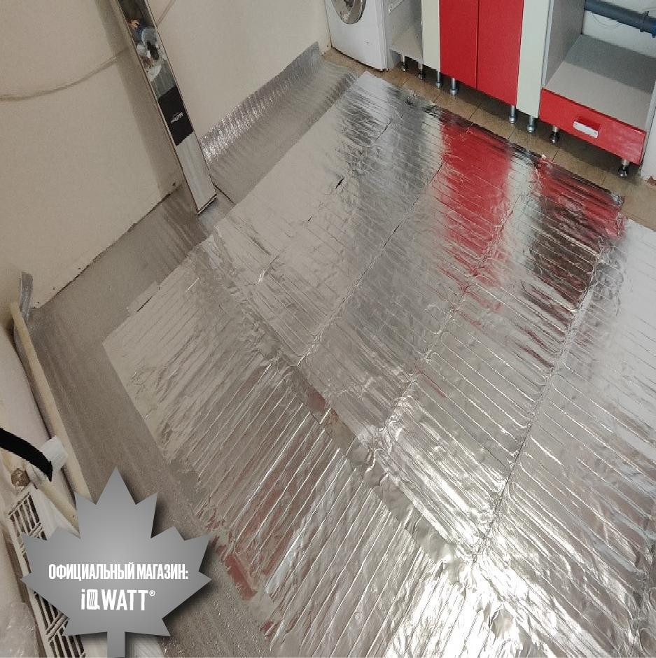 Ультратонкий греющий мат 150 Вт/м.кв -12,0м² IQ LAMINATE MAT 1015 IQWATT