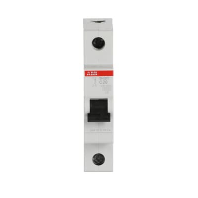 Автоматический выключатель ABB SH201-C20 1P 6kA 20А 2CDS211001R0204