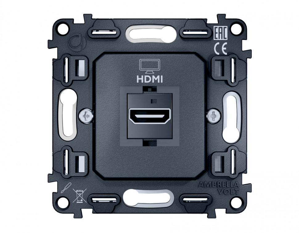 Механизм розетки HDMI 2.0 40V/500mA 2.0GHz 5-18Gbit/s QUANT VM222