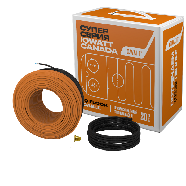Греющий кабель 20 Вт/м - 15 м IQ FLOOR CABLE 203 IQWATT