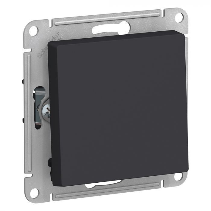 Переключатель одноклавишный Systeme Electric Atlas Design карбон ATN001061