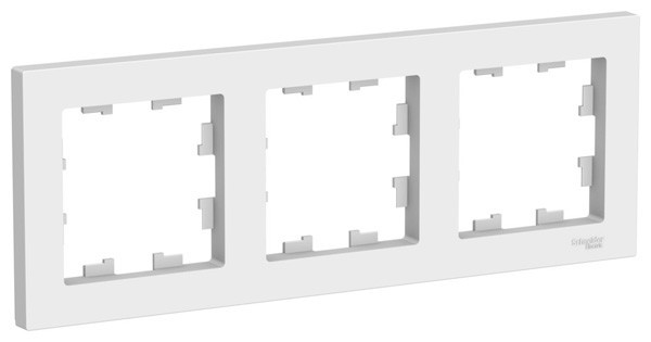Рамка Systeme Electric Atlas Design на 3 поста, Лотос ATN001303