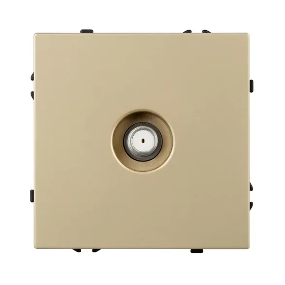 Розетка антенная SAT, IP-20 NEO PLUS (золото)