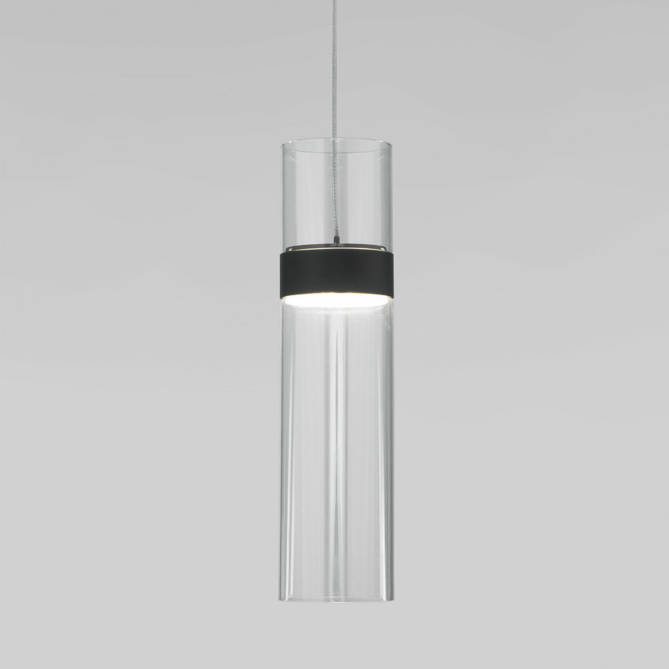 Подвесной светильник 50244/1 LED черный/прозрачный