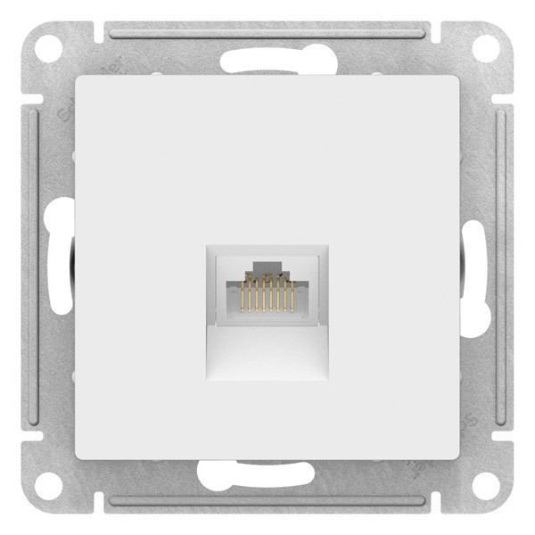 Розетка Systeme Electric Atlas Design RJ-45 кат. 5е, Лотос ATN001383
