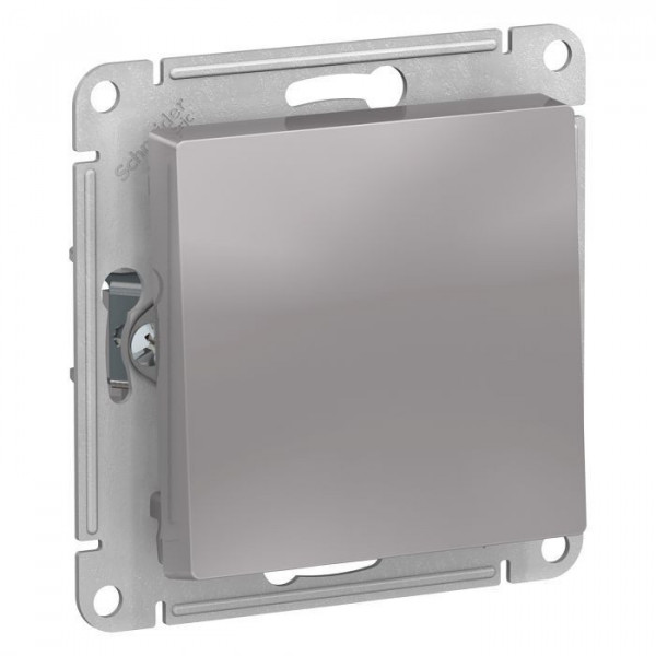Переключатель одноклавишный Systeme Electric Atlas Design алюминий ATN000361