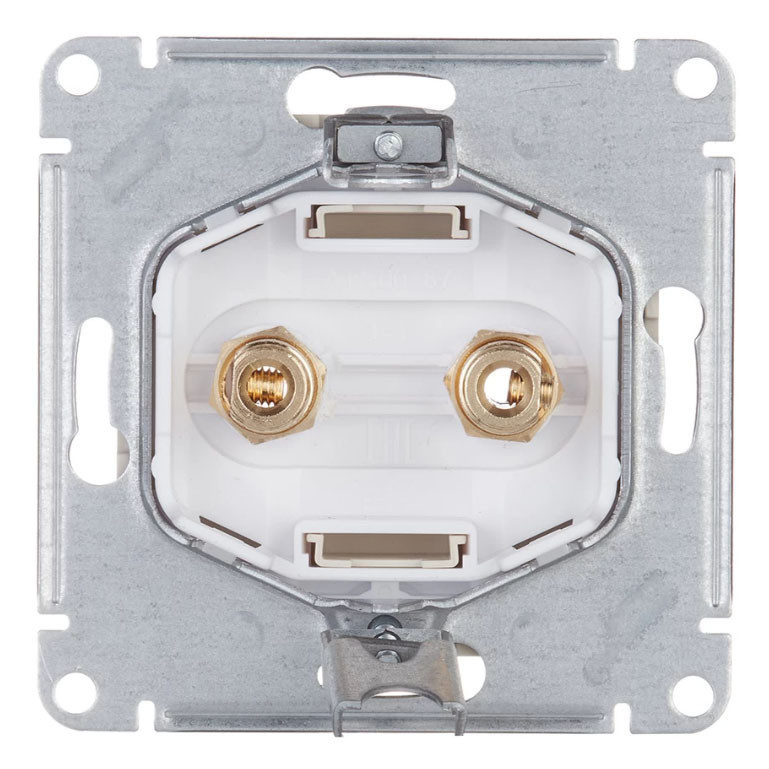 Аудиорозетка Systeme Electric Atlas Design двухместная, Лотос ATN001387