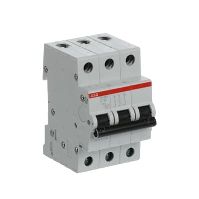Автоматический выключатель ABB SH203-C10 3P 6kA 10А 2CDS213001R0104
