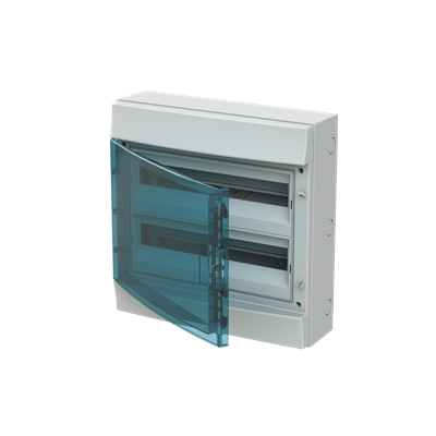 Бокс настенный 36М IP65 прозрачная зеленая дверь Mistral65 (с клемм) 1SLM006501A1206 