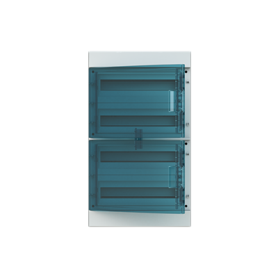 Бокс настенный 72М IP65 прозрачная зеленая дверь Mistral65 (с клемм) 1SLM006501A1209