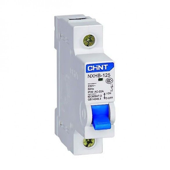 Выключатель-разъединитель нагрузки Рубильник CHINT NXHB-125 1P 20A (R) 193166