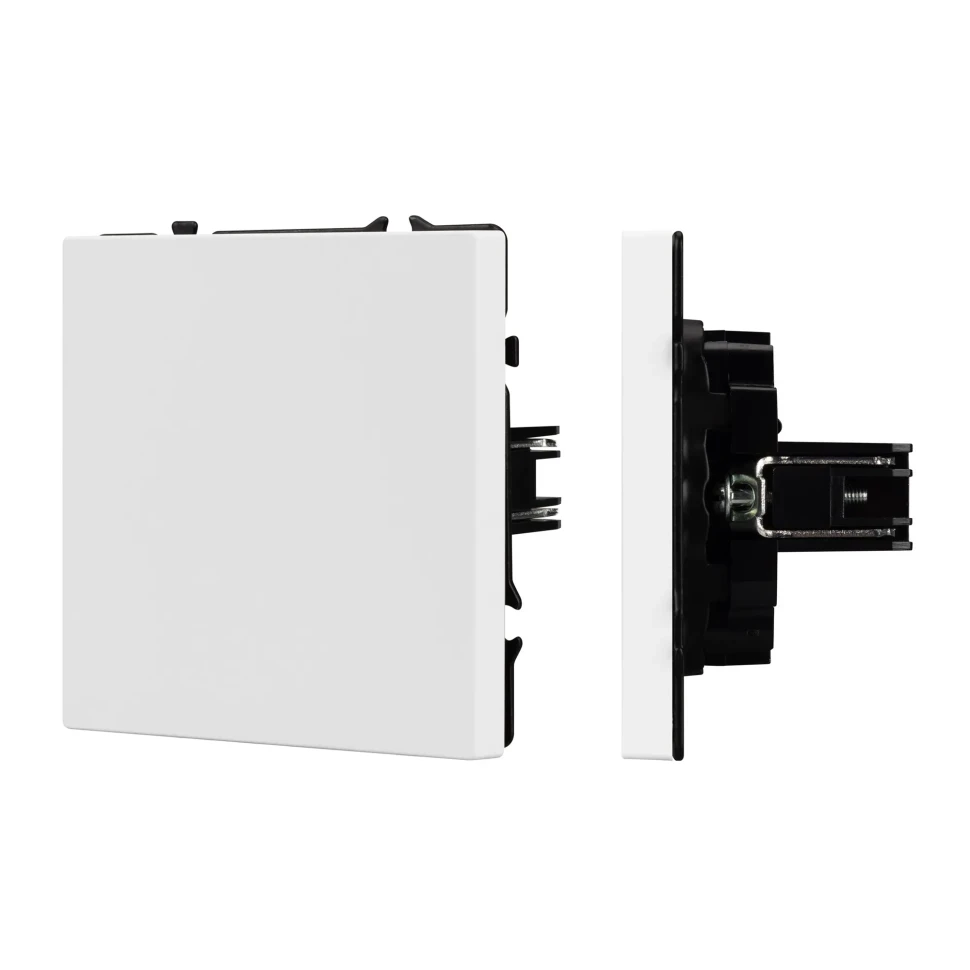Заглушка пластмассовая, NEO PLUS IP-20. (белый матовый)