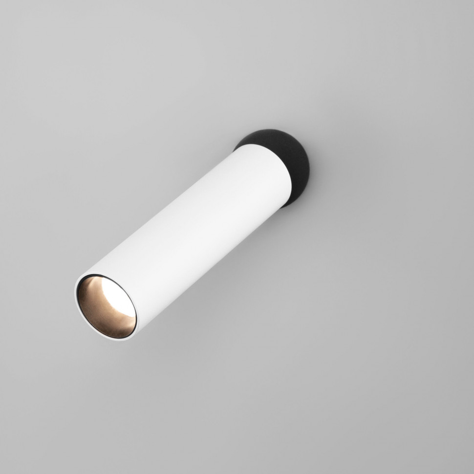 Светодиодный светильник 20128/1 LED белый/черный