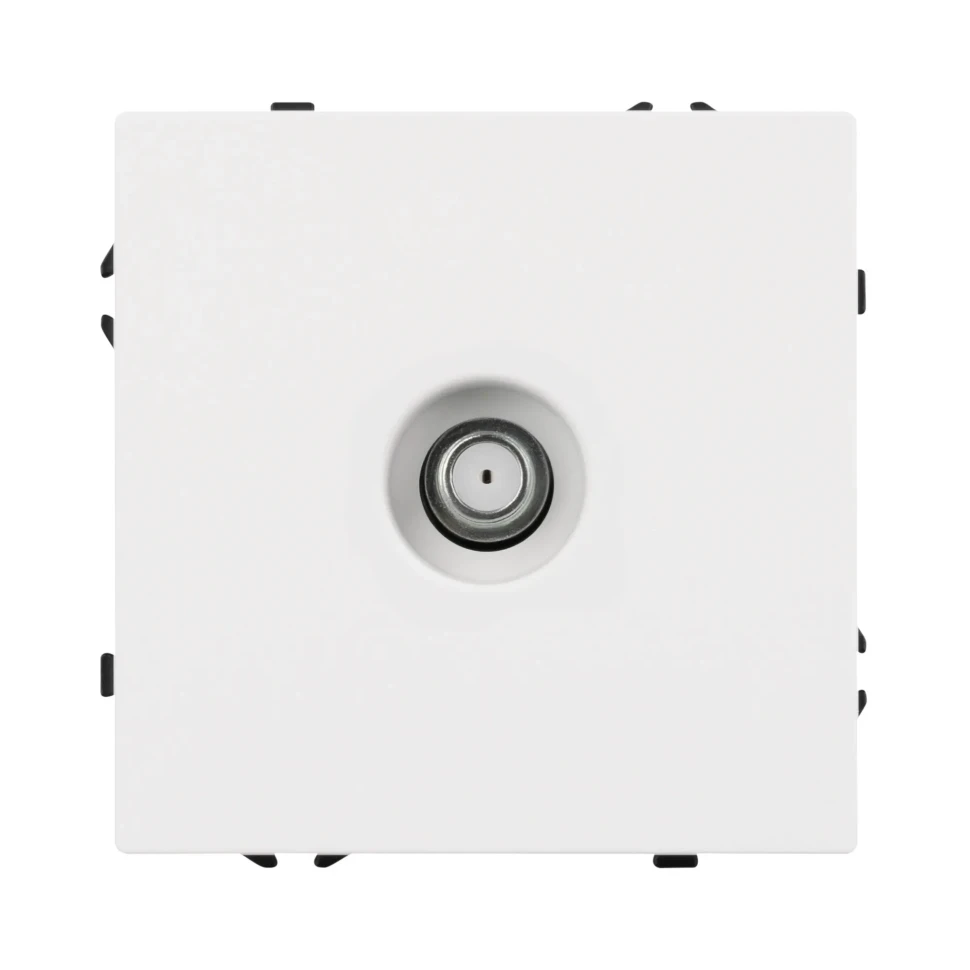 Розетка антенная SAT,NEO PLUS  IP-20 (белый матовый)