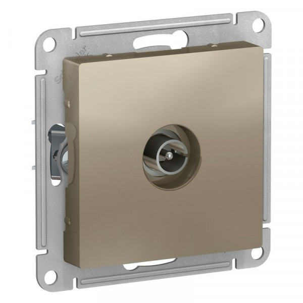 Розетка TV Systeme Electric Atlas Design шампань ATN000593